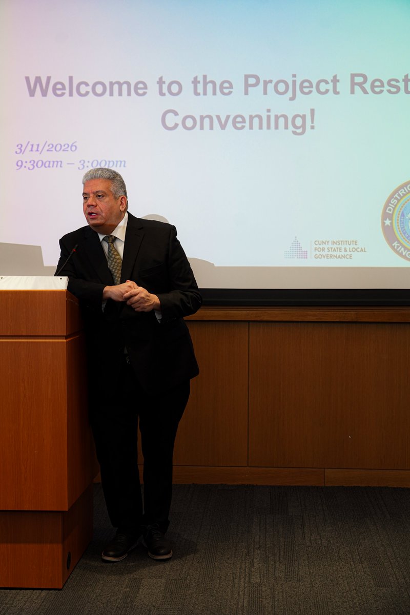 BrooklynDA's tweet photo. Today, my office brought together stakeholders of Project Restore, our violence intervention initiative supporting and investing in gang-involved youth to set them on a positive path. We discussed its success and learned lessons as we prepare to expand this transformative program https://t.co/CEU9ERMExZ