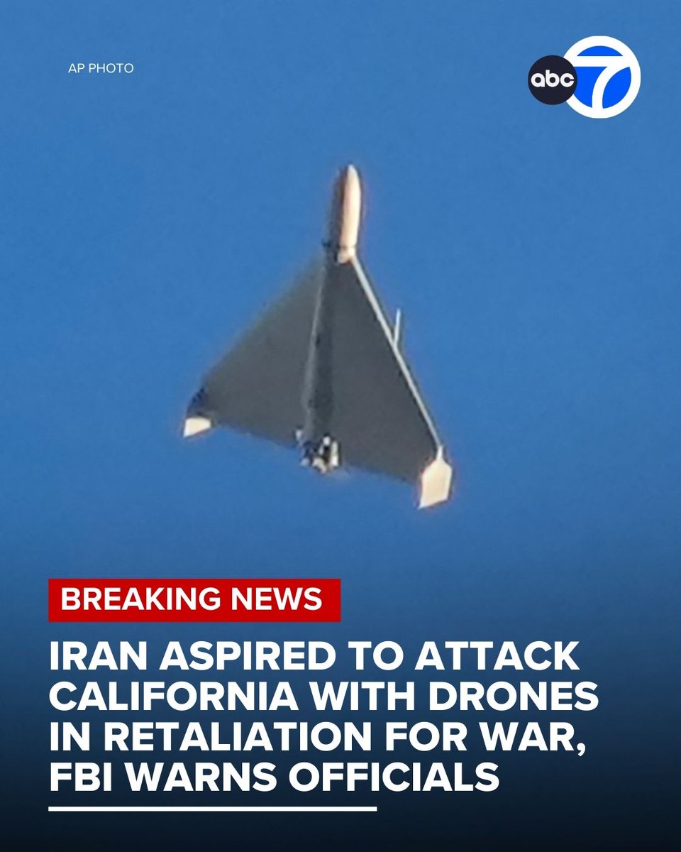 The FBI warned police departments in California in recent days that Iran could retaliate for American attacks by launching drones at the West Coast, according to an alert reviewed by ABC News.

Read more at spr.ly/6010B6ydoy