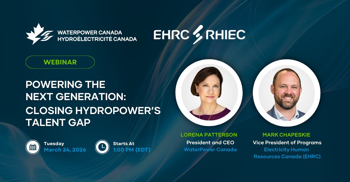 WaterPower Canada | Hydroélectricité Canada tweet media
