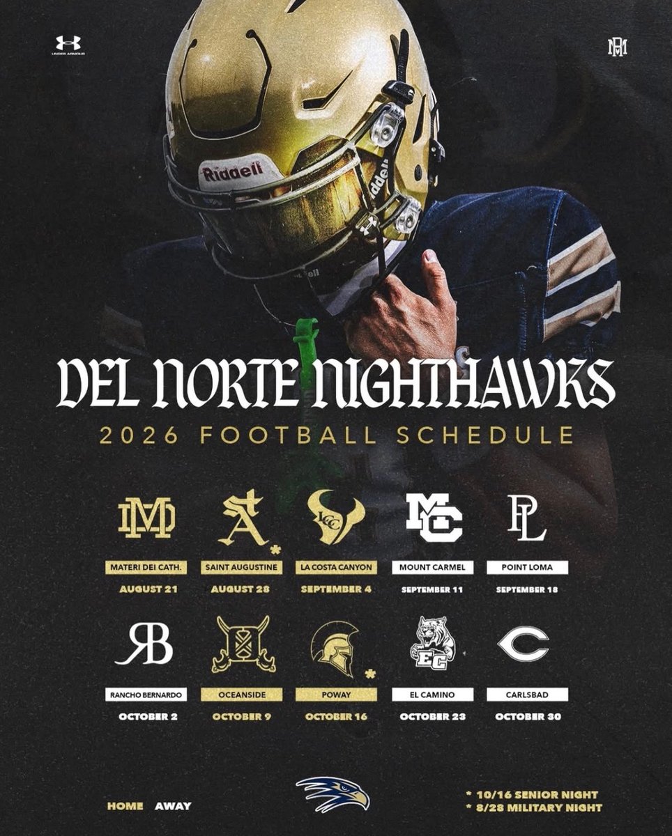 Del Norte Nighthawks Football tweet media