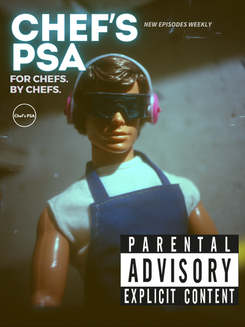 ChefsPSA's tweet photo. New Podcasts Weekly. For Chefs. By Chefs. https://t.co/6RI3uAvz7z