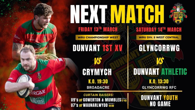 Dunvant Rugby Club tweet media