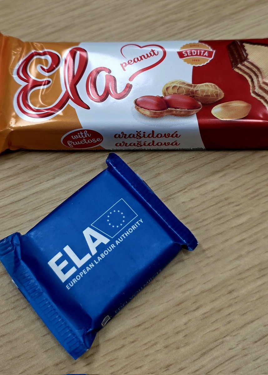 CosminBoiangiu's tweet photo. Peanuts 🥜 or milk chocolate 🍫?
At ELA we like both.
But what we really work for is fair labour mobility — helping people and employers make the most of the EU Internal Market wherever they choose to live, work and do business. 🇪🇺 @EU_ELA
#FairMobility #SingleMarket https://t.co/9ZAvzPbSrU