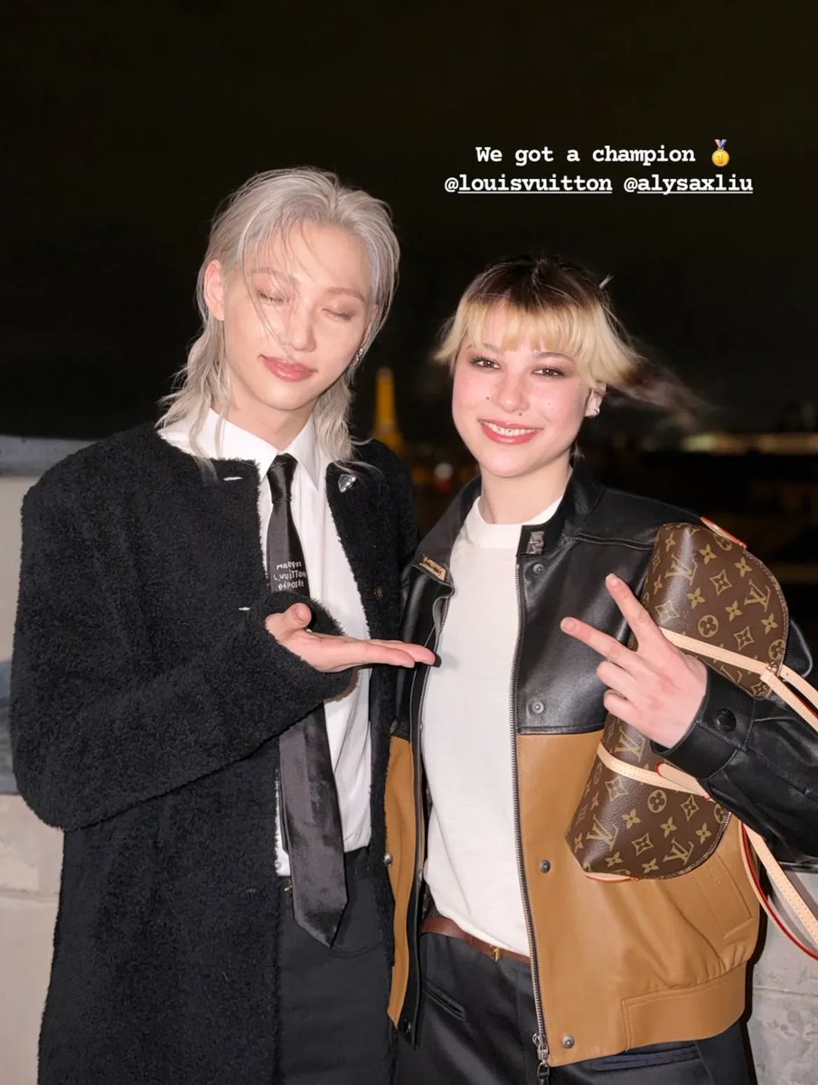 SEUNGlNNIE's tweet photo. FELIX WITH ALYSA LIU https://t.co/Zhh8AKs1VA
