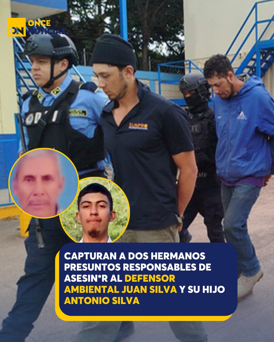 canal11hn's tweet photo. 🟡| Esta detención marca un paso importante en la investigación y subraya la importancia de garantizar que los responsables respondan ante las autoridades correspondientes. ⚖️👮🏻‍♂️

Conoce los detalles aquí 👉🏻 https://t.co/AMrSwdH7wG

#DefensorAmbiental #Honduras https://t.co/7XnHi4u2ol
