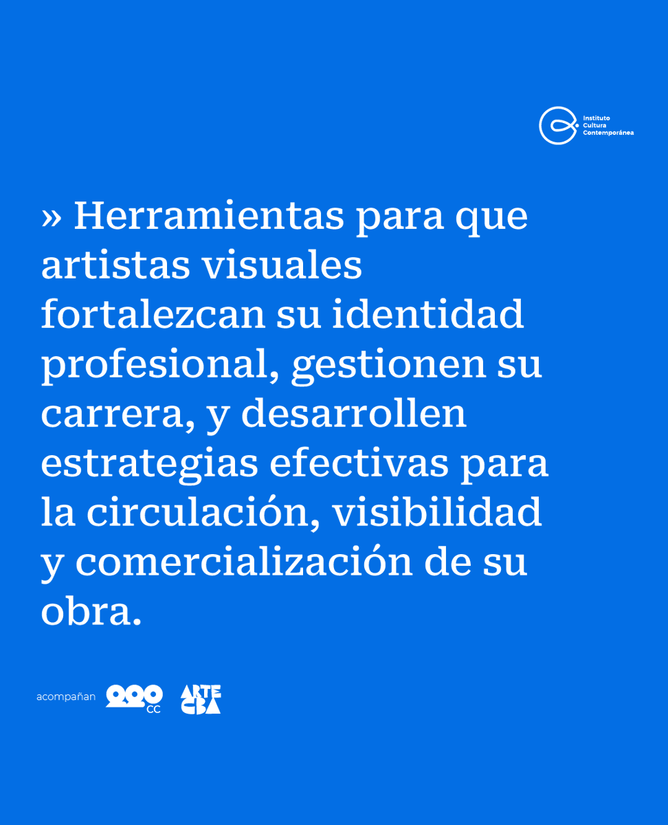 Instituto Cultura Contemporánea tweet media