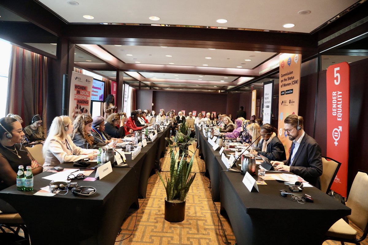 🟣#Listen2Cities #CSW70

💬Le Mouvement Municipal Féministe est uni par une vision commune : celle d’un pouvoir partagé et de territoires où l’égalité n’est pas une promesse, mais une réalité vécue.

➡️Vers un multilatéralisme renouvelé #Tangier2026

<a href="/ABDELMALICKf/">Fatimetou A.Malick</a> <a href="/NkttRegion/">جهة نواكشوط Région de Nouakchott</a>