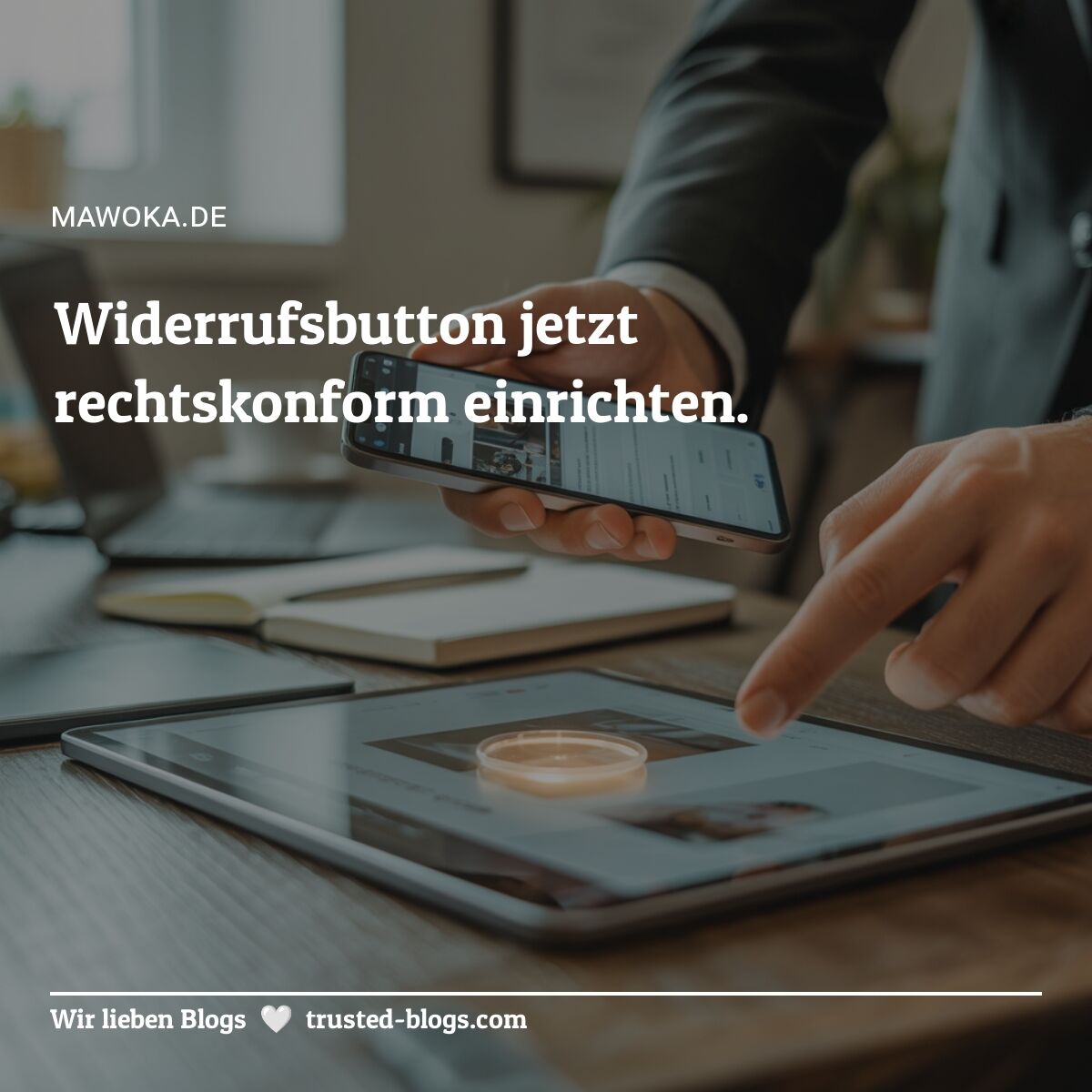 trustedblogs's tweet image. Sichere jetzt dein Business und vermeide teure Nachbesserungen, indem du den Widerrufsbutton sauber integrierst.

👉 mawoka.de/blog/widerrufs…

#Widerrufsbutton #ECommerce #Datenschutz