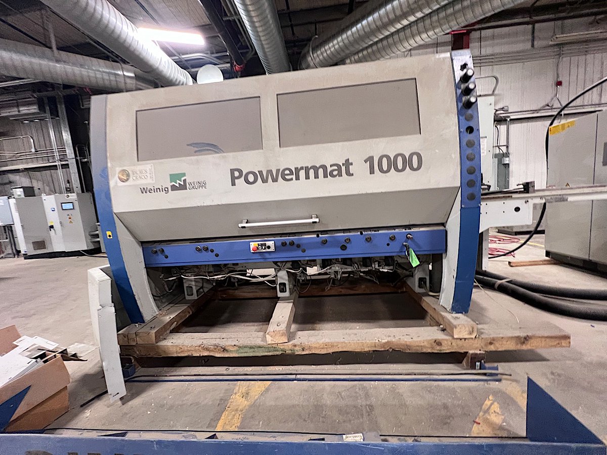 MachineryFeed's tweet image. Weinig Powermat 1000 Moulder

machineryassociates.com/listing/14476/…

$65,000.00

#machineryassociates #moulder #usedmoulder #weinigpowermat #weinig #weinigmoulder #usedwoodworkingequipment #usedwoodworkingmachinery #usedmachinery #woodworkingtools #woodshop #carpentry #woodcraft #woodworking