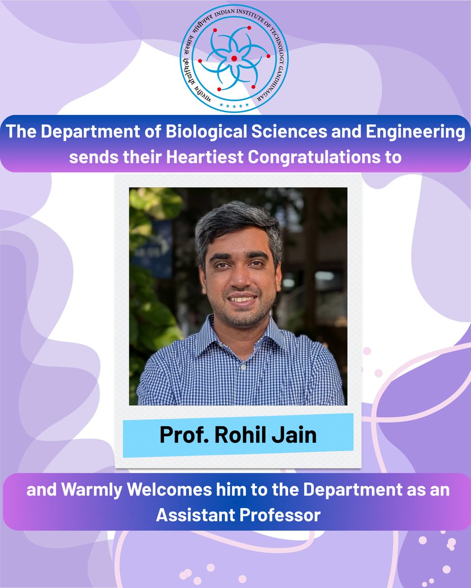 Biological Sciences and Engineering, IITGN tweet media