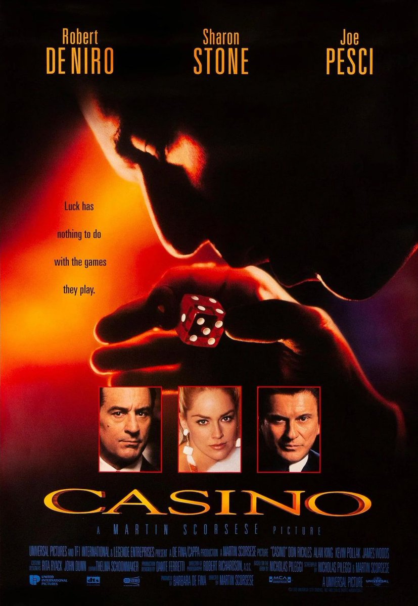 rohanpr005's tweet photo. Casino (1995) !

In Las Vegas, two best friends fight for control of a casino empire and a woman they both love.

Script | Acting | Directing |  Cinematography | BGM https://t.co/vQBHZCgZ57