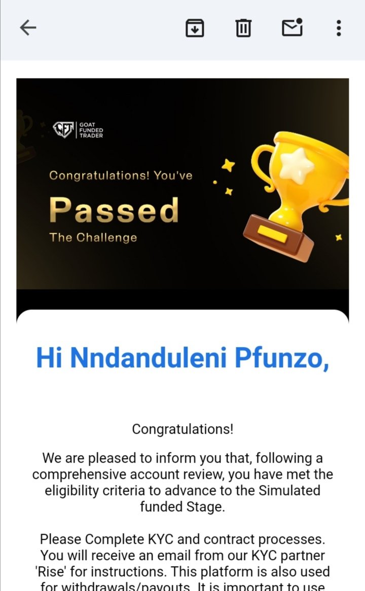 Glory to God 🙏🏾😌Congratulations to me Am Officially funded 
<a href="/GoatFunded/">Goat Funded Trader</a>