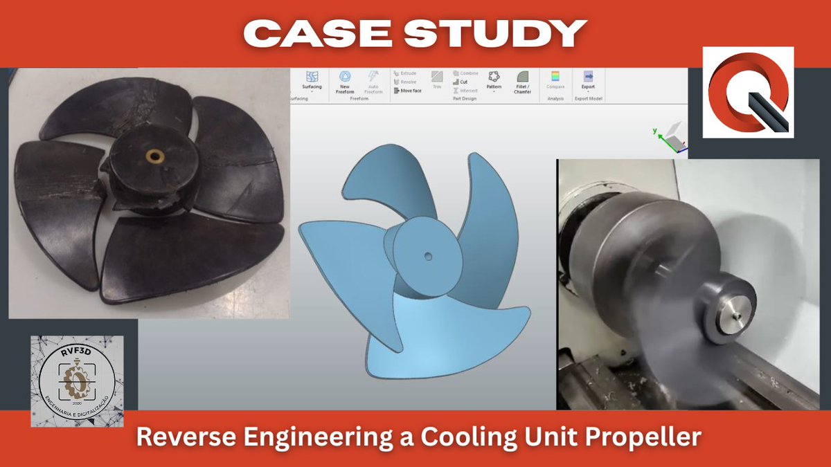 When spare parts no longer exist, reverse engineering becomes the solution.

Read the case study:
 quicksurface.com/case-study-rev…

#ReverseEngineering #ScanToCAD #3DScanning #Engineering #QUICKSURFACE