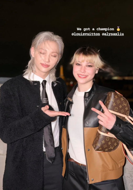 Felix of Stray Kids and Alysa Liu stun in a new photo.