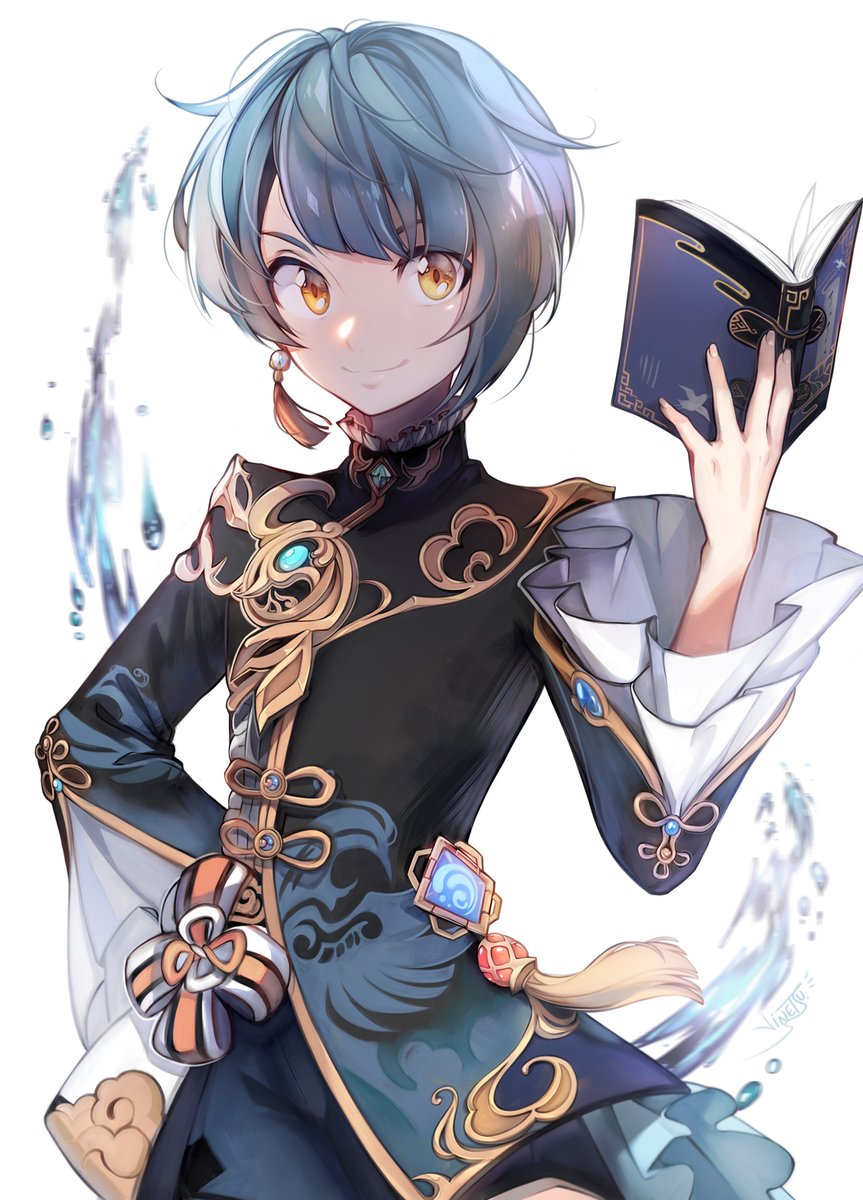 vinetsukiyo's tweet photo. Xingqiu 🌊 from #genshinimpact
and old one that i still like it! https://t.co/UygZzD6U1A
