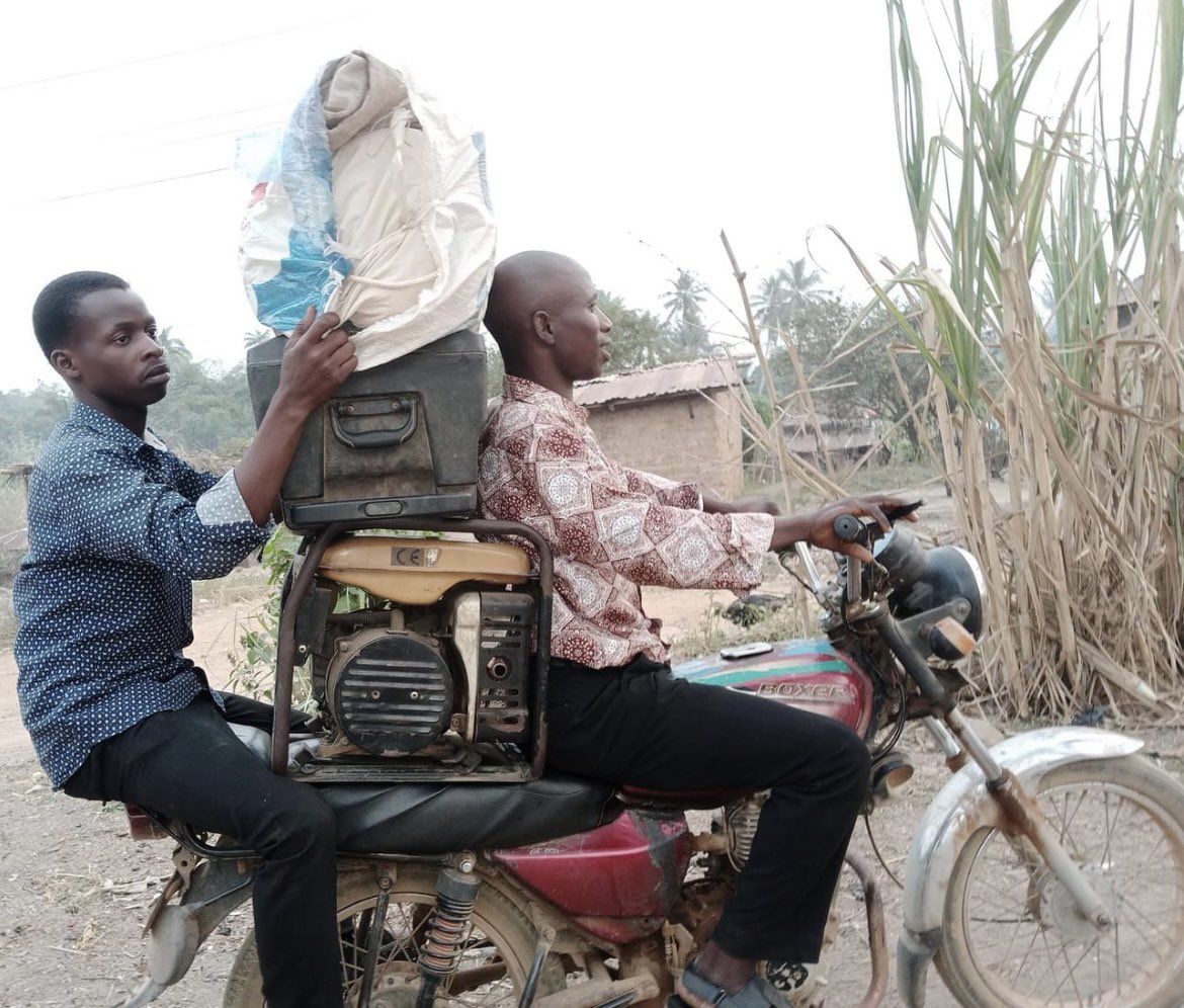 This is my childhood friend, Pastor Segun, though a graduate, he “volunteered to be poor” as a Missionary so the villagers can hear the saving gospel. 

His wife is currently in Nursing school with two kids, why, so she can learn basic medical skills that will be useful to the