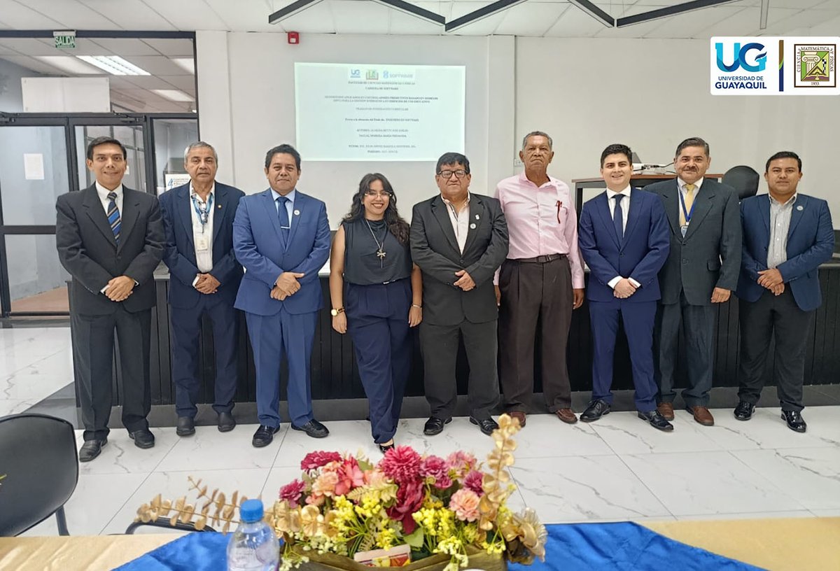 fmatemat_ug's tweet photo. #SustentacionesFCMF|| Proceso de Sustentaciones de Trabajo de Titulación 2025 – 2026 TI2, martes 10 de marzo de 2026, felicitamos a los estudiantes de la Carrera de Ingeniería en Sistemas Computacionales y de la Carrera de Software por aprobar con éxito su sustentación. https://t.co/jIIFujyTnG