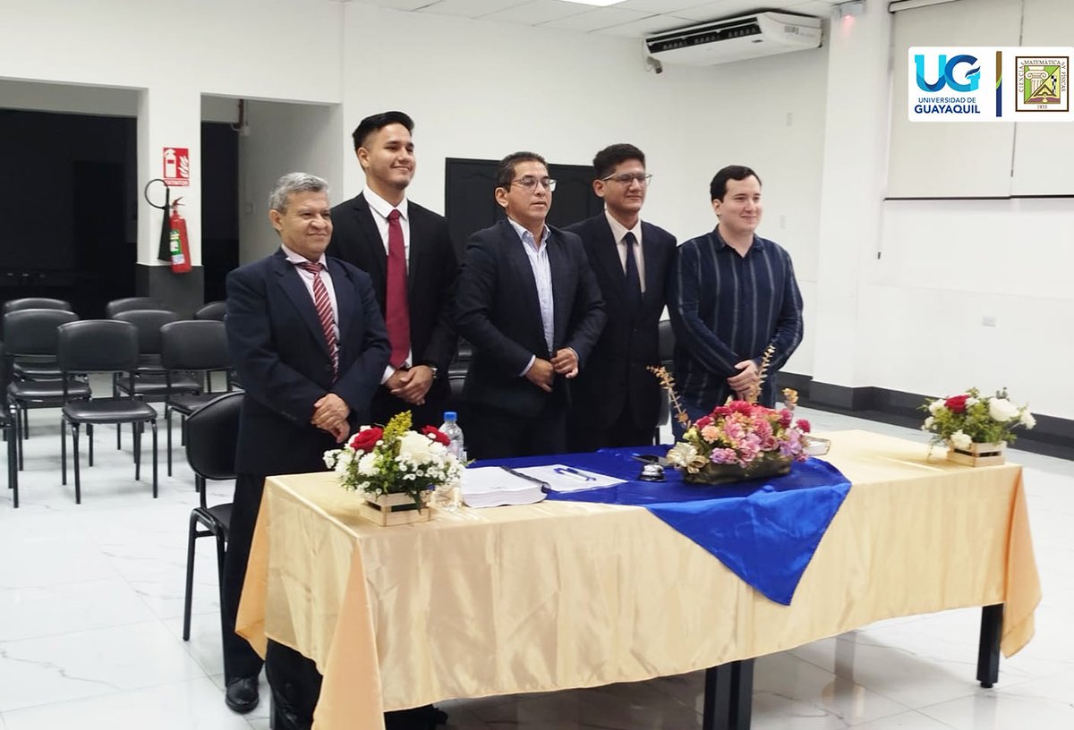 fmatemat_ug's tweet photo. #SustentacionesFCMF|| Proceso de Sustentaciones de Trabajo de Titulación 2025 – 2026 TI2, martes 10 de marzo de 2026, felicitamos a los estudiantes de la Carrera de Ingeniería en Sistemas Computacionales y de la Carrera de Software por aprobar con éxito su sustentación. https://t.co/jIIFujyTnG