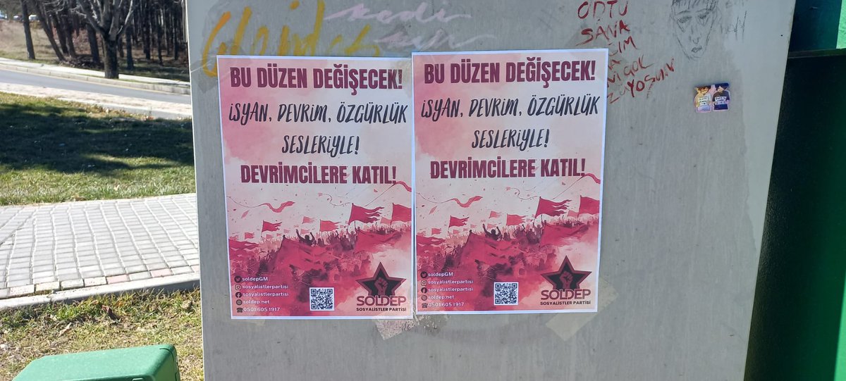 TSPmerkez's tweet photo. 🔴 ANKARA | ODTÜ’de Devrimciler Var!

ODTÜ ve çevresinde örgütlenme çalışmalarımızı yaygınlaştırıyoruz. Bizi birbirimizden yalıtarak yok etmek istedikleri bu düzene karşı kolektif bir mücadele kuruyoruz.

Devrimcilerle tanış! #HareketeGeç 🔻

https://t.co/PB70OCiDzV https://t.co/CGkYhVTUA1