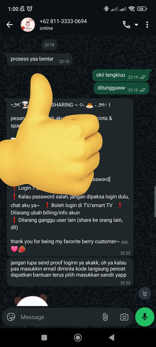 athanaxxia's tweet photo. @spaghejti in fact kmrn aku beli 1u1p jg msh hrs ribet apus chace,uninstall,dst. (ga ku pake, krn udah ku lakuin ttp g bs nonton lgsg). tadi beli di kk ini krn  ak bikin twt ini. hasilnya aku log in n nonton satset, ga pake acara uninstall, nunggu 30mnt, dll. pdhl device sama. happy me🥰 https://t.co/Y3BTwmRIjH