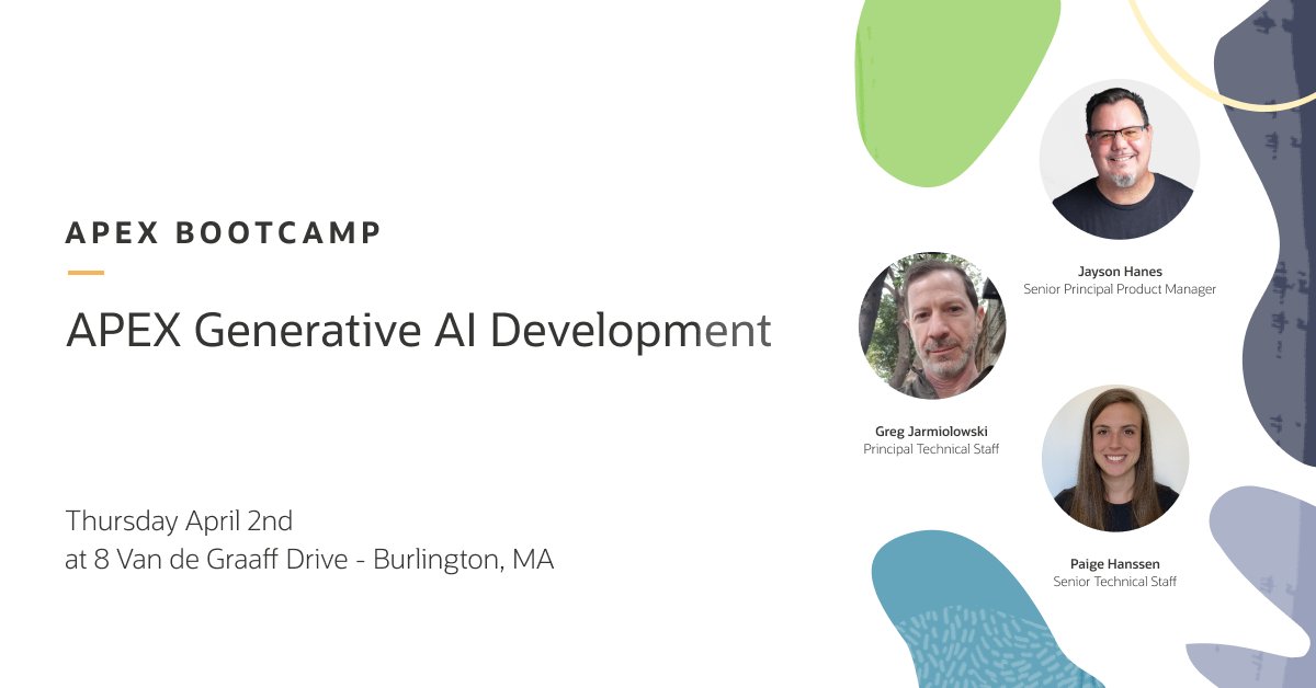 Oracle APEX tweet media