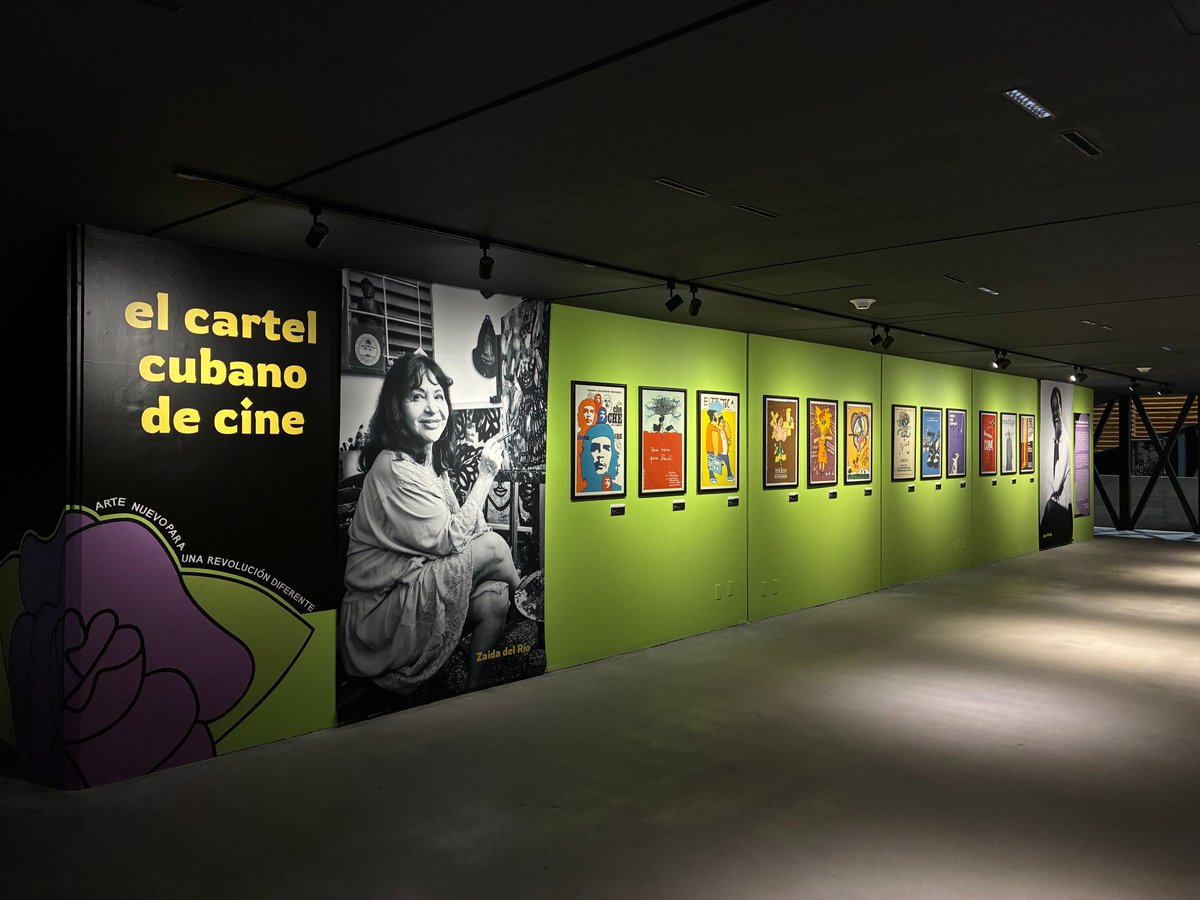 aDisenoMX's tweet photo. La @CinetecaMexico Chapultepec exhibe la muestra “El Cartel Cubano De Cine”, conformada por 24 carteles cubanos. Abarca un largo periodo de trabajo, desde los inicios de la producción en la década de los sesenta del siglo pasado hasta las primeras décadas del siglo XXI.

#design https://t.co/4rWPGtvPAY