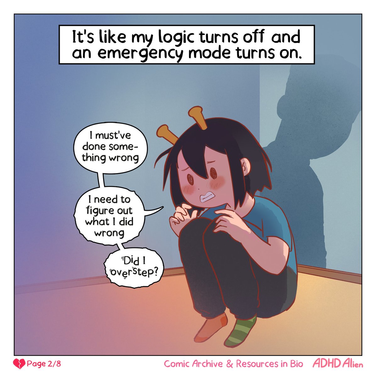 Spent all vacation worrying that the people I’d meet wouldn’t like me. They liked me 😭. Could’ve enjoyed my croissant in peace

Rejection sensitivity Part 1/4