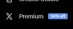 Since the Musk Man took over, I have literally never seen it off sale.
Is it a bait and switch?
like, you grab it 50% off and then it spikes up to like +50% price afterward?