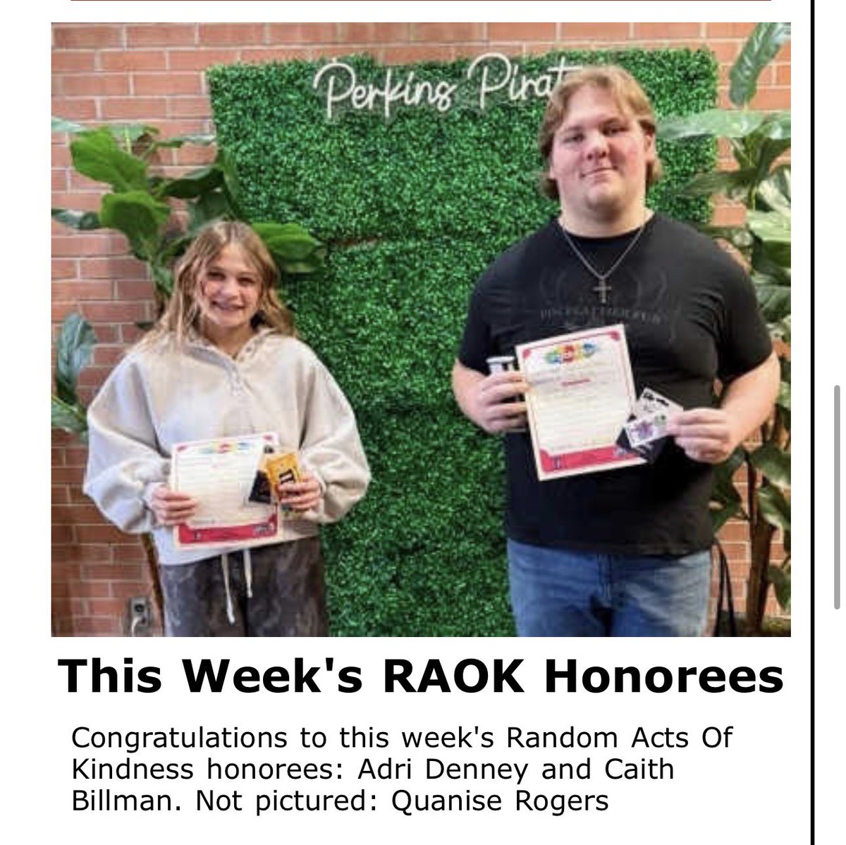 Perkins High School tweet media