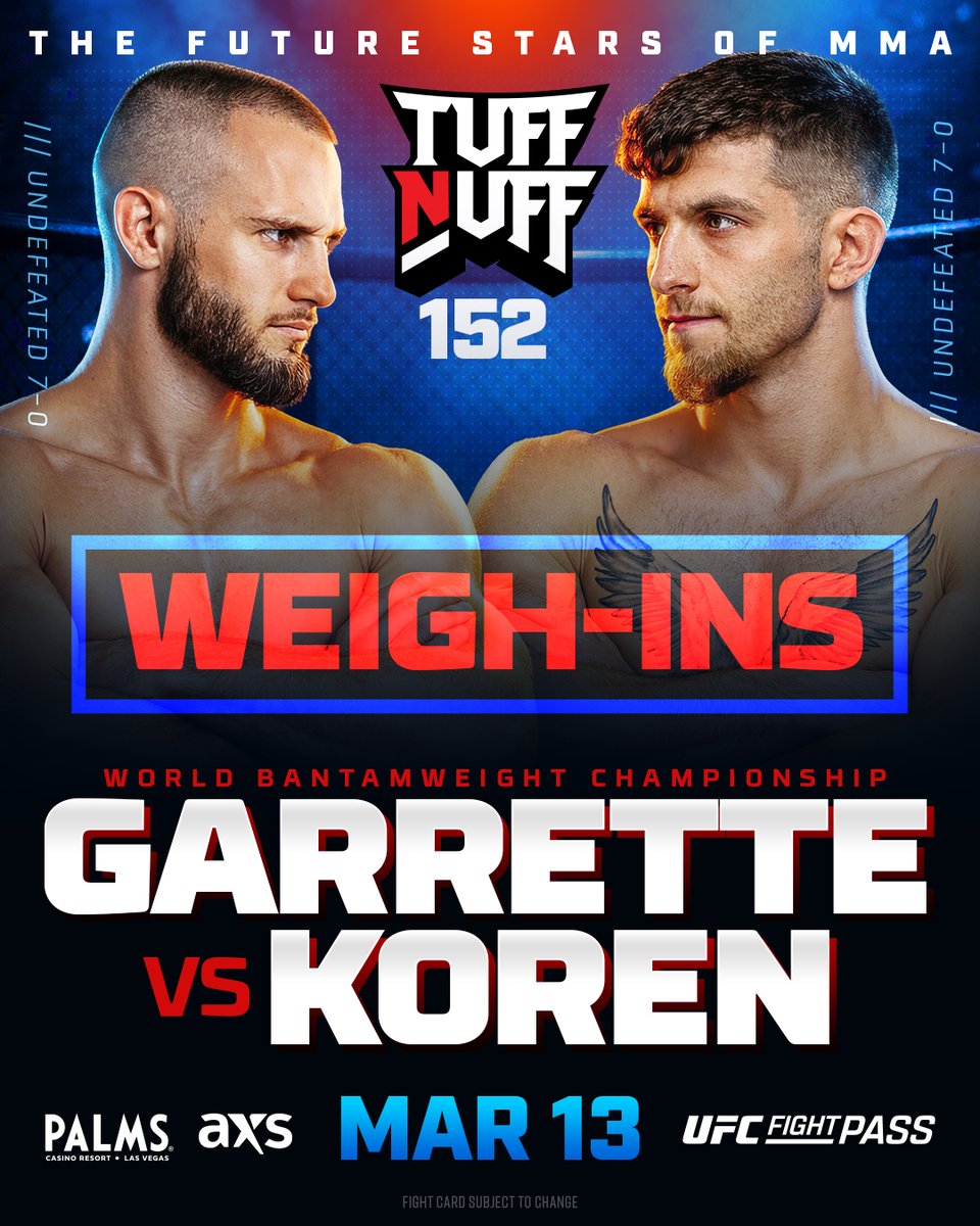 Tuff-N-Uff MMA tweet media