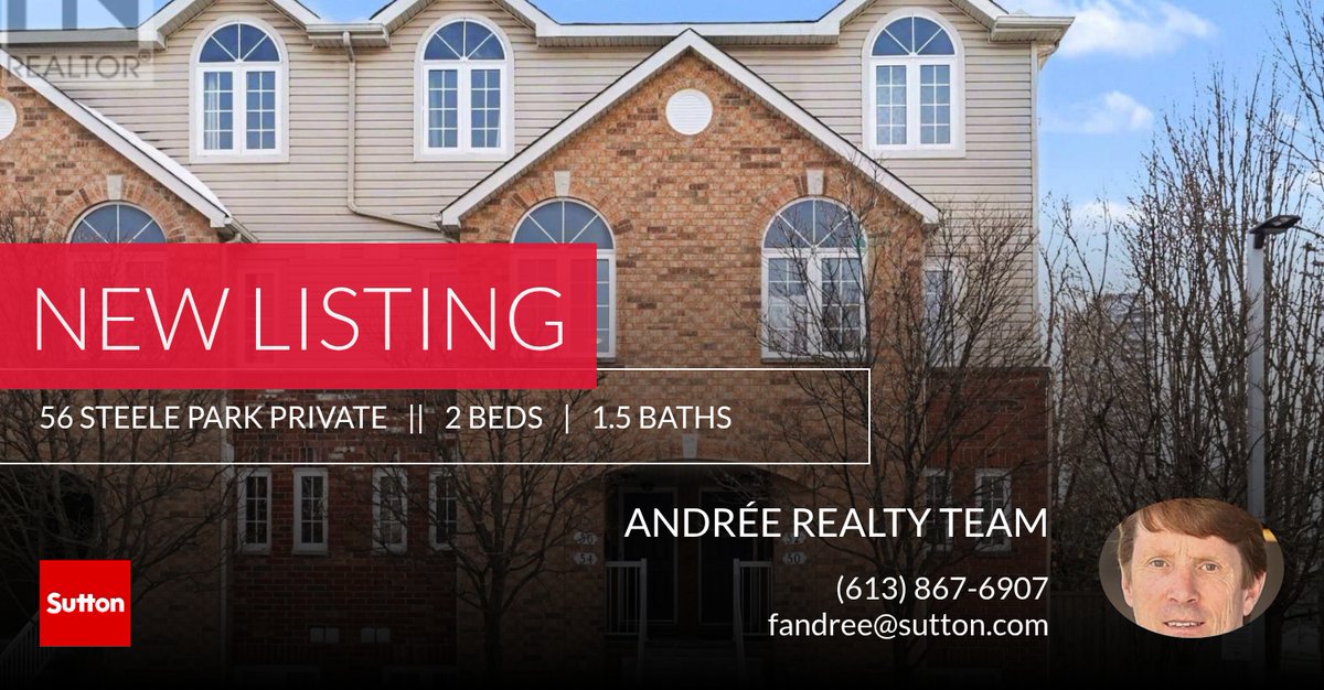 frank_andree's tweet photo. 📍 New Listing 📍 Take a look at this fantastic new property that just hit the market located at 56 Steele Park Private in Ottawa. Reach out here or at (613) 867-6907 for more information

Frank Andrée
fandree@sutton.com
613-867-6907 https://t.co/SgtAaT3lHE https://t.co/NxcAhrdyEv