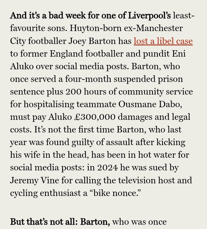 Joey Barton is in hot water again. Read today's edition for more: livpost.co.uk/a-doctor-takes…