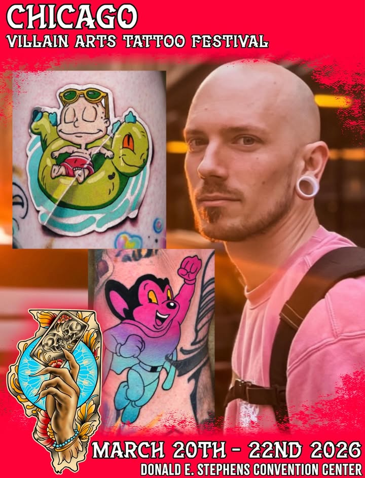 I’ll be at the Chicago Tattoo Arts Festival March 20-22 - Come say hey!!! 👋