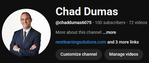 ChadDumas's tweet photo. This is a huge milestone! 100 subscribers on YouTube! Thank you to everyone who clicked that subscribe button. If you are not subscribed yet, please help me out by going here:
https://t.co/acMm2xorKi
#Youtube #100subscribers https://t.co/cDJP6Ht5Zm