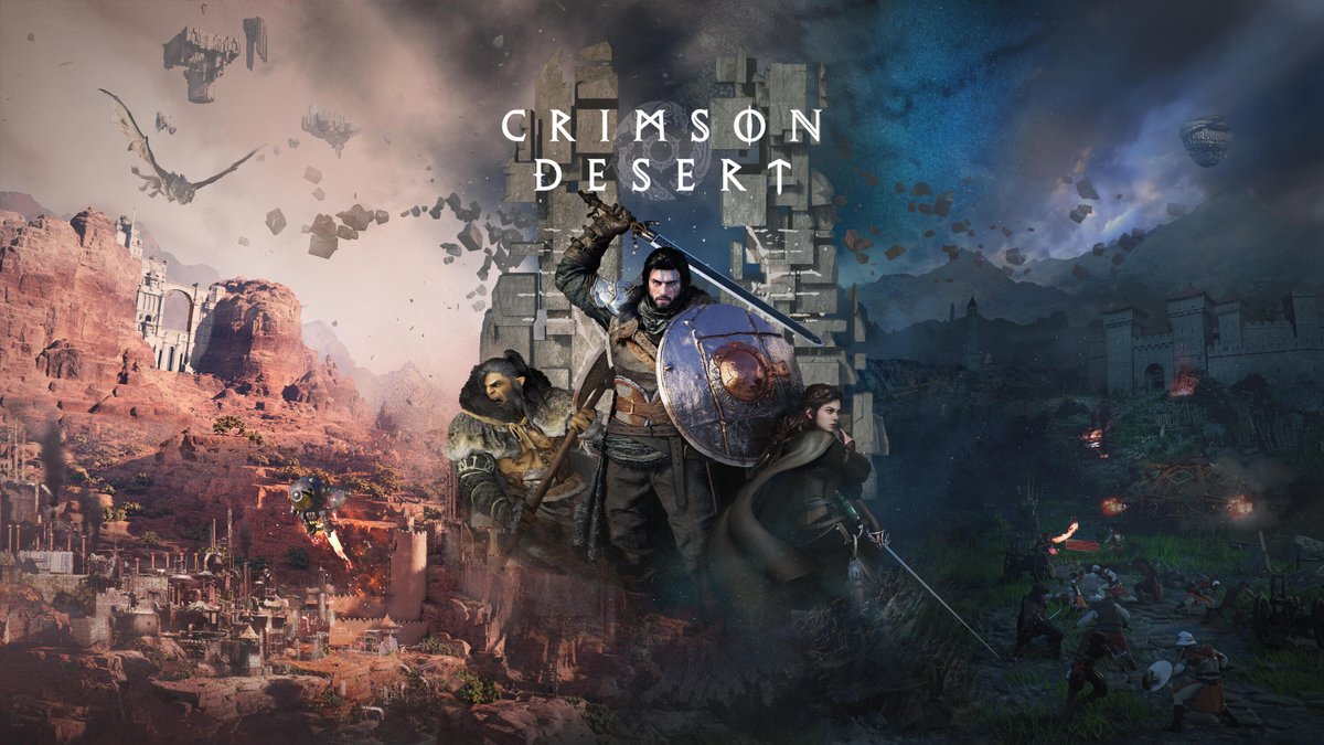 CRIMSON DESERT GIVEAWAY! 💚 

We're giving away a copy of Crimson Desert!

TO ENTER:
❤️ Like &amp; repost
📲 Complete the giveaway on Gleam 👉 gleam.io/jthdj/crimson-…

GOOD LUCK 🤩 

📅 Ends 18th March 00:00 (UK)