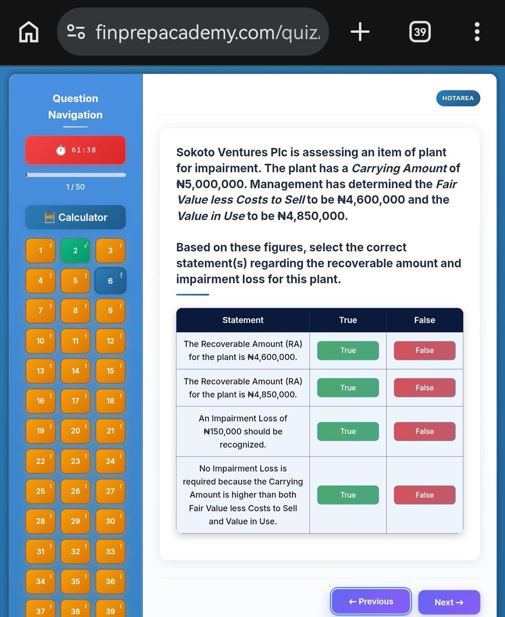 finprepacademy's tweet photo. How prepared are you for the upcoming ICAN exam?
Answer these questions correctly and open your DM for giveaway https://t.co/3lajXqEV8o