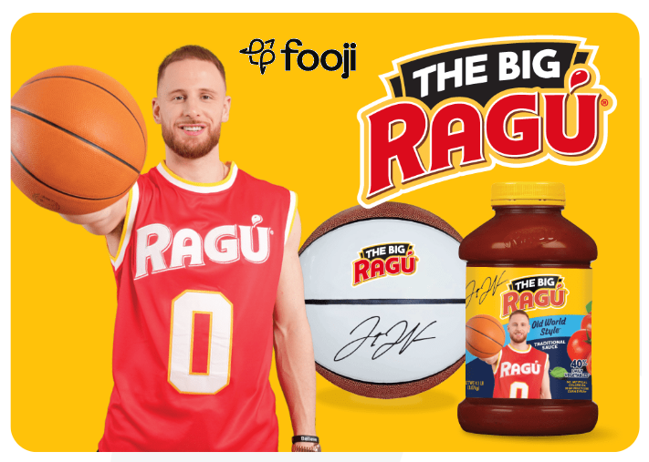 HeavenlySteals's tweet photo. New Fooji Giveay Nationwide. Win a Signed Basketball or a Jar of Ragu Pasta Sauce - 125 Winners
Click https://t.co/ozJwQryMB7
There will be 75 Signed The BIG RAGU Basketball Winners and 50 Limited Edition Sauce Winners https://t.co/8W5rbSZnhO