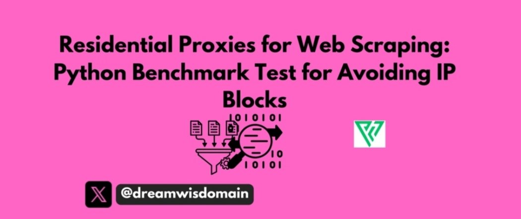 dreamwisedomain's tweet photo. I just published a new technical article exploring how residential proxies perform in real web scraping workflows using Python. 👇

#WebScraping #Python #Proxies #DataEngineering #SoftwareEngineering #Developer #DevCommunity #Hashnode https://t.co/tT3Otxl3w5