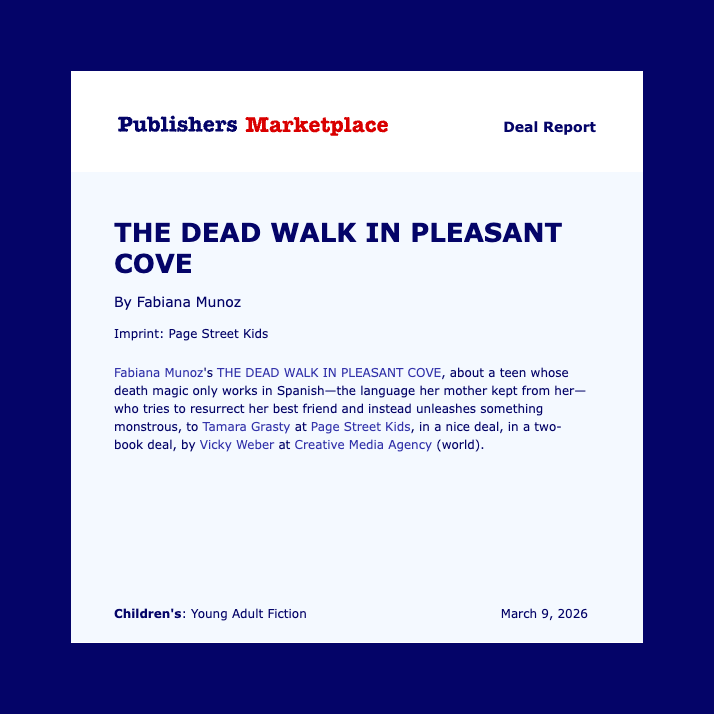 Vicky Weber - Agent, Author, Educator tweet media