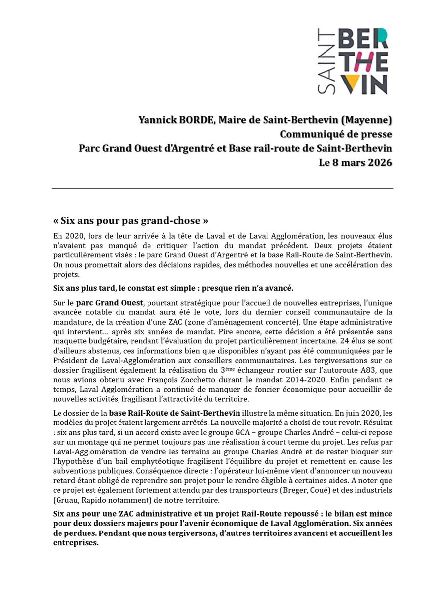 Yannick BORDE tweet media