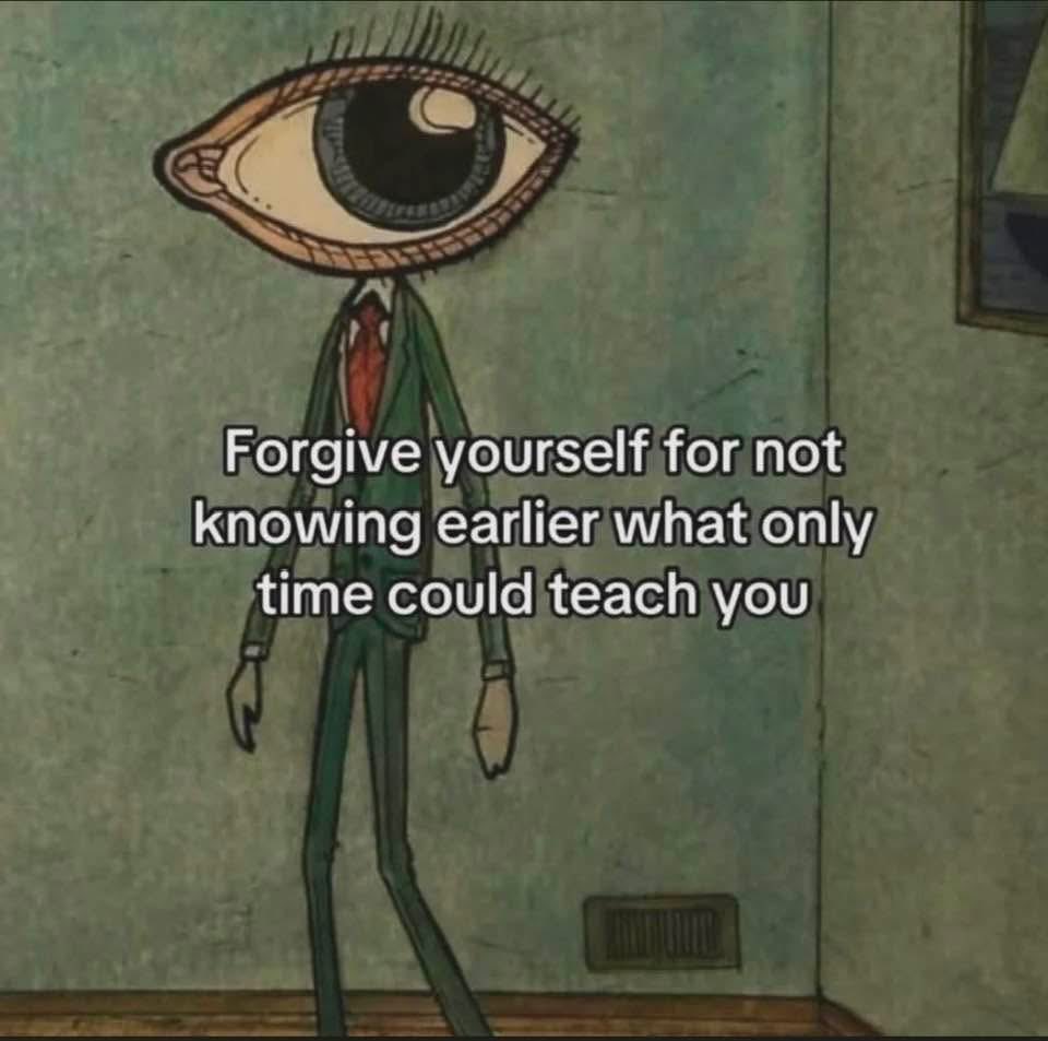 LoveVictoriaML's tweet photo. Forgive yourself for not knowing earlier what only time could teach you https://t.co/K3C34y90kv