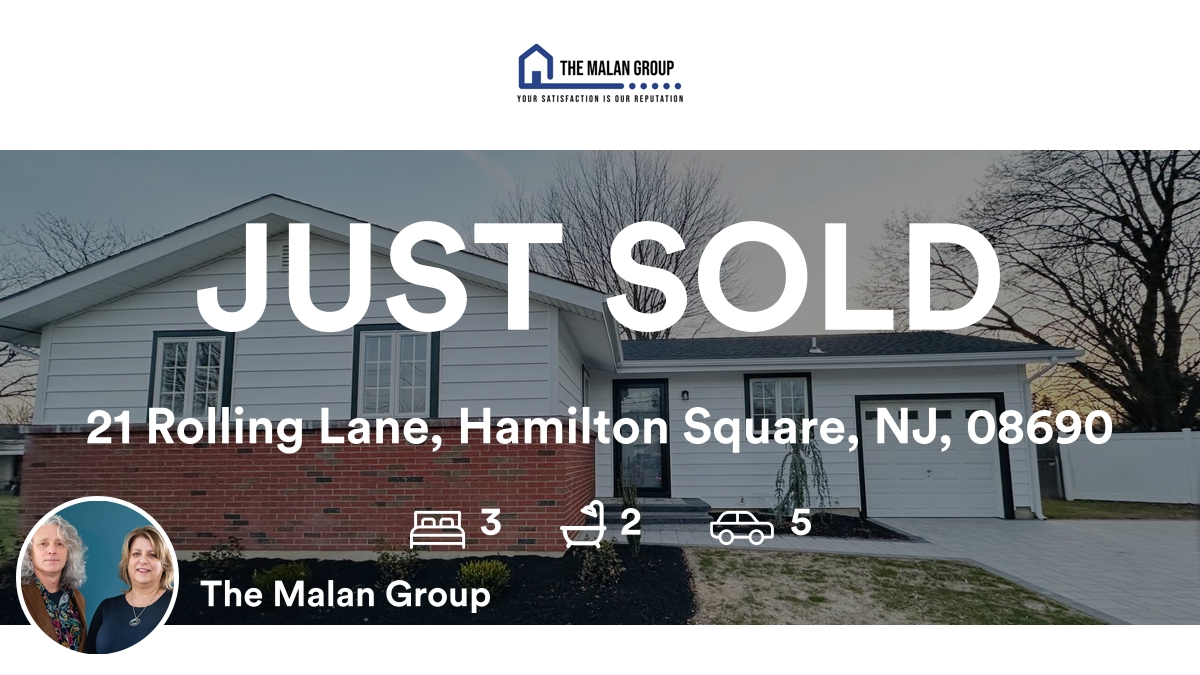 nmalan's tweet photo. 🛌 3 🛀 2 🚘 5
📍 21 Rolling Lane, Hamilton Square, NJ, 08690

Our team’s latest sale on RateMyAgent
NJ Realtor 0677514
https://t.co/YhT6my7GZO

...
#ratemyagent #realestate https://t.co/J0FoqtPwbR