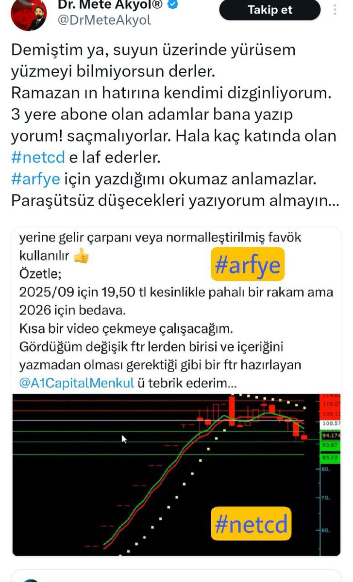hocasayin32's tweet image. FORMT döneminden mimli 
25 Şubat’ta #NETCD için“pahalı”deyip bir sürü sözde üstadca gerekçe sıraladı
Sonra ne oldu?
Bir anda söylem değişti:
övmeye başladı 
İşin en ilginç tarafı da şu:
Kimse çıkıp şunu sormuyor:
Bir gün önce kötüleyen kimdi? 

zaten duruş da yok, etik de yok.