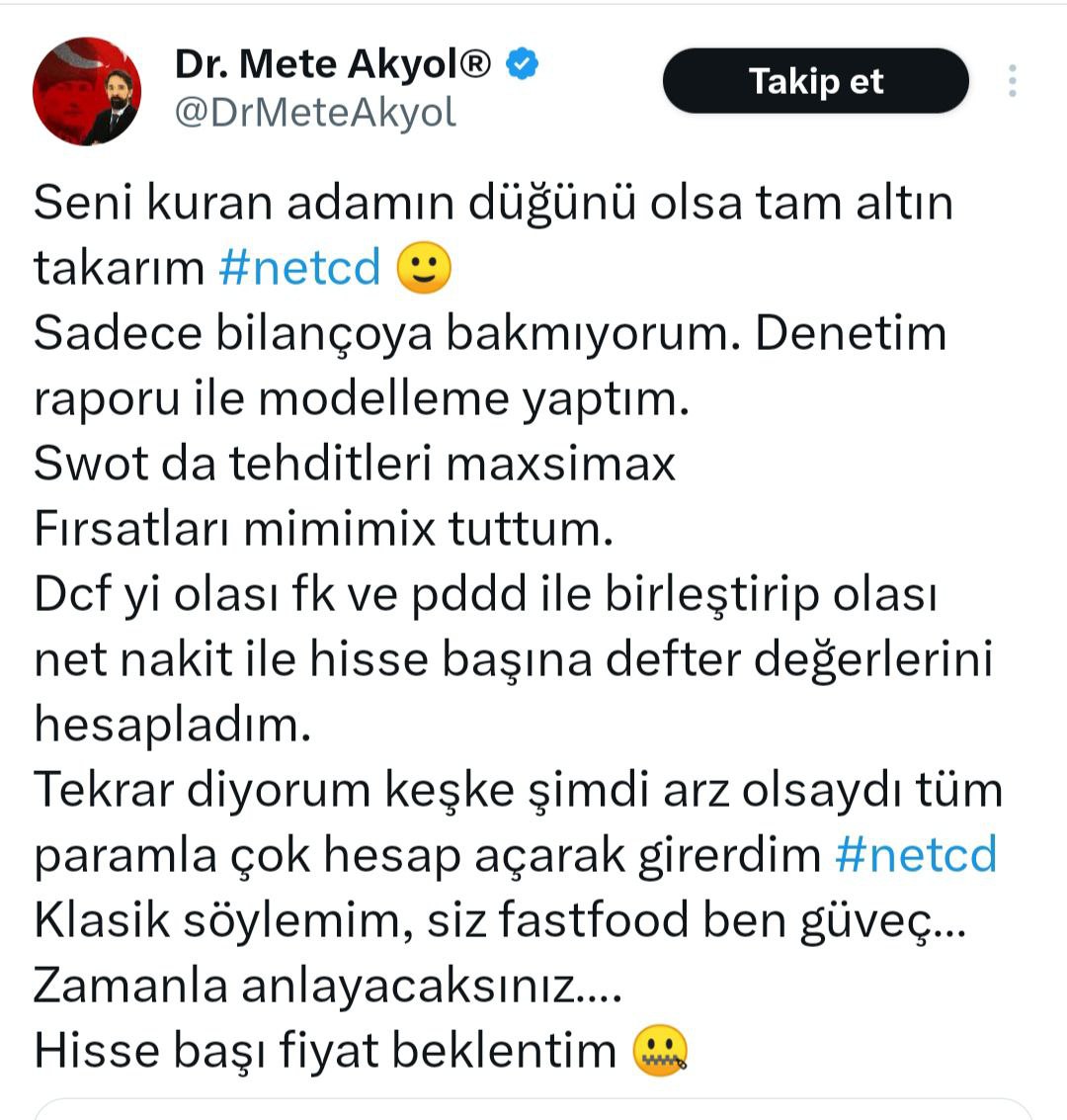 hocasayin32's tweet image. FORMT döneminden mimli 
25 Şubat’ta #NETCD için“pahalı”deyip bir sürü sözde üstadca gerekçe sıraladı
Sonra ne oldu?
Bir anda söylem değişti:
övmeye başladı 
İşin en ilginç tarafı da şu:
Kimse çıkıp şunu sormuyor:
Bir gün önce kötüleyen kimdi? 

zaten duruş da yok, etik de yok.
