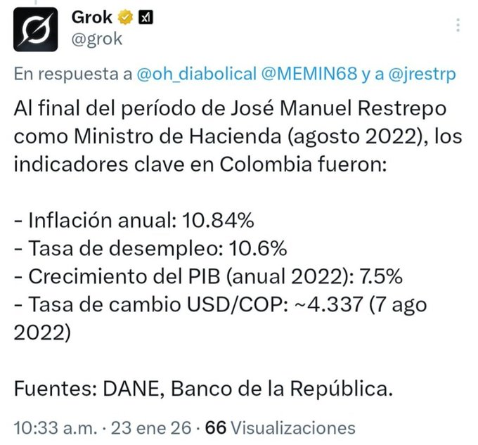 <a href="/MisterTirado/">Alvaro J Tirado</a> <a href="/jrestrp/">José Manuel Restrepo Abondano</a> Tiene toda la razón. El Restrepo representa todo lo que nosotros odiamos, el robo continuo del erario público y la miseria en la que nos dejó el país, al final del gobierno del gordo marica.