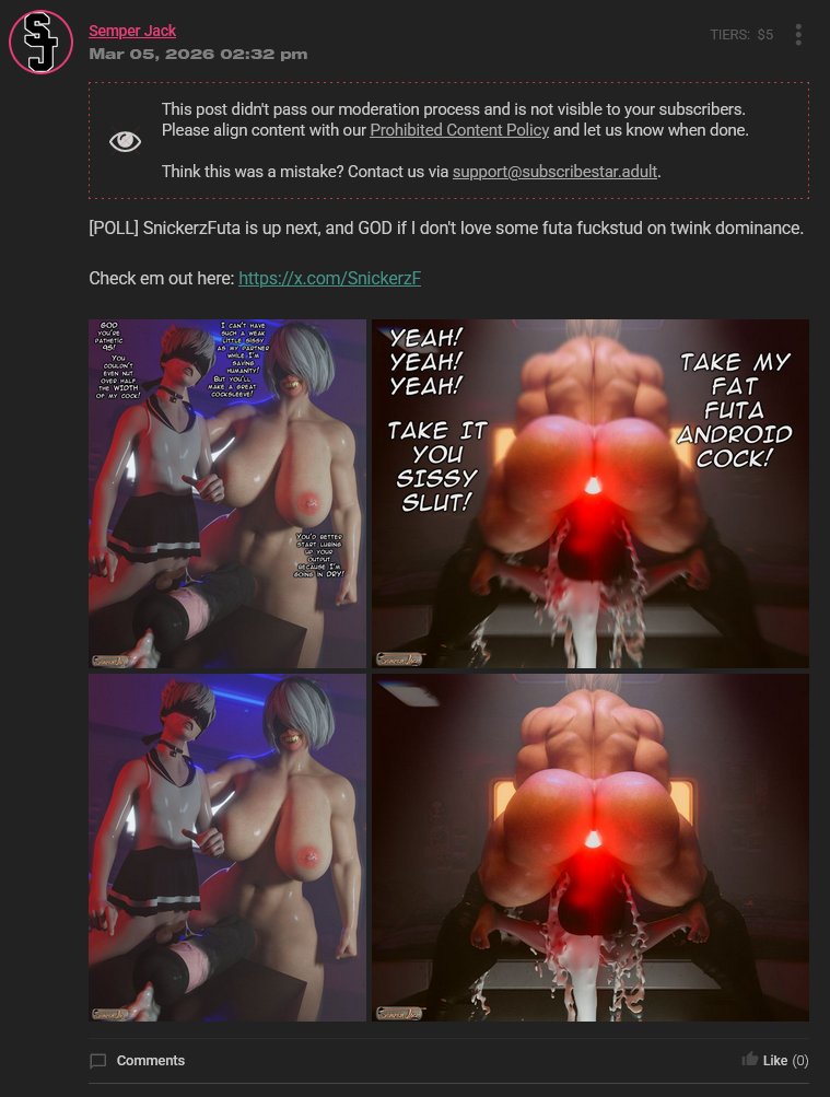 🔞Semper Jack🔞 Comms Closed tweet media