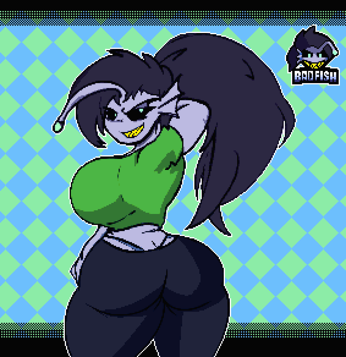 BadFish20XX's tweet photo. Been a while since I uploaded something, so here is Meena in all its glory!?
(lineart my friend who wants to be anon, edited and colored by me) https://t.co/EehXfZia7Z
