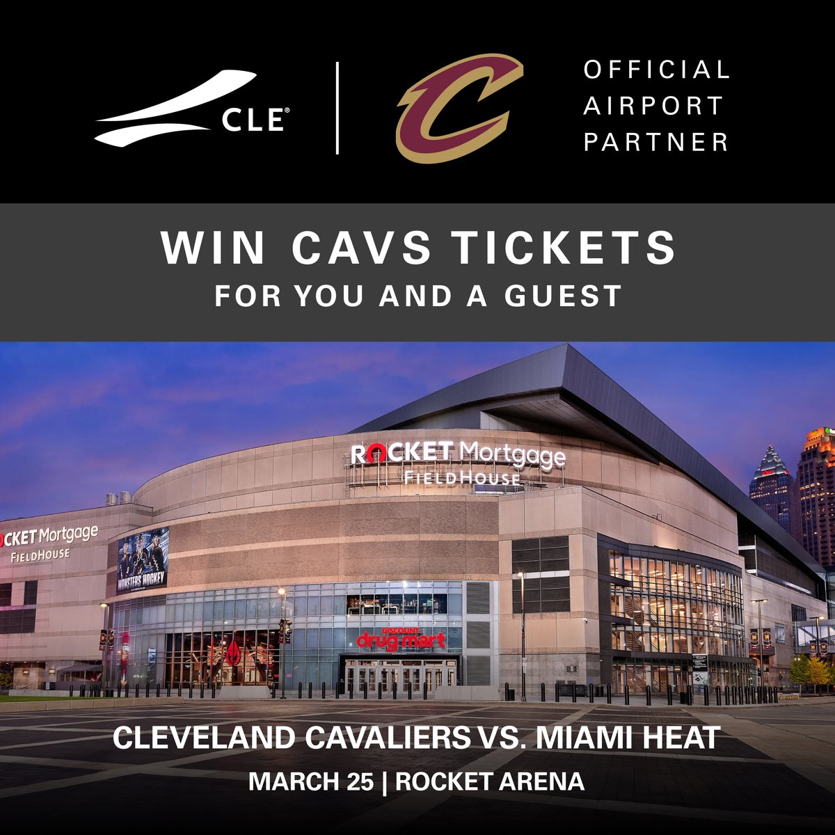 Cleveland Hopkins International Airport (CLE) tweet media