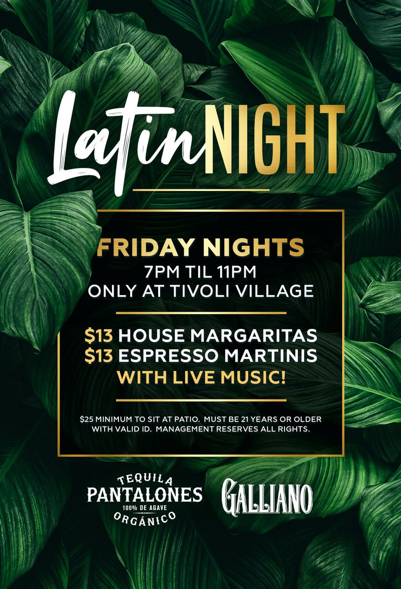 Latin Night returns to El Dorado Cantina at Tivoli Village this