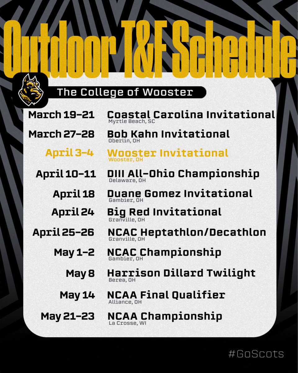 Wooster XC/T&F tweet media